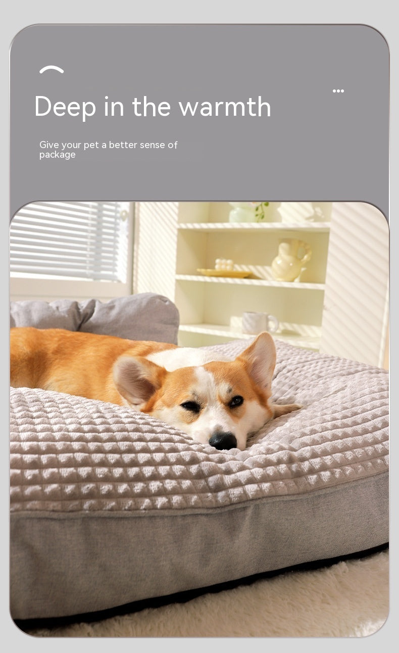Warmes Sofa für große Hunde